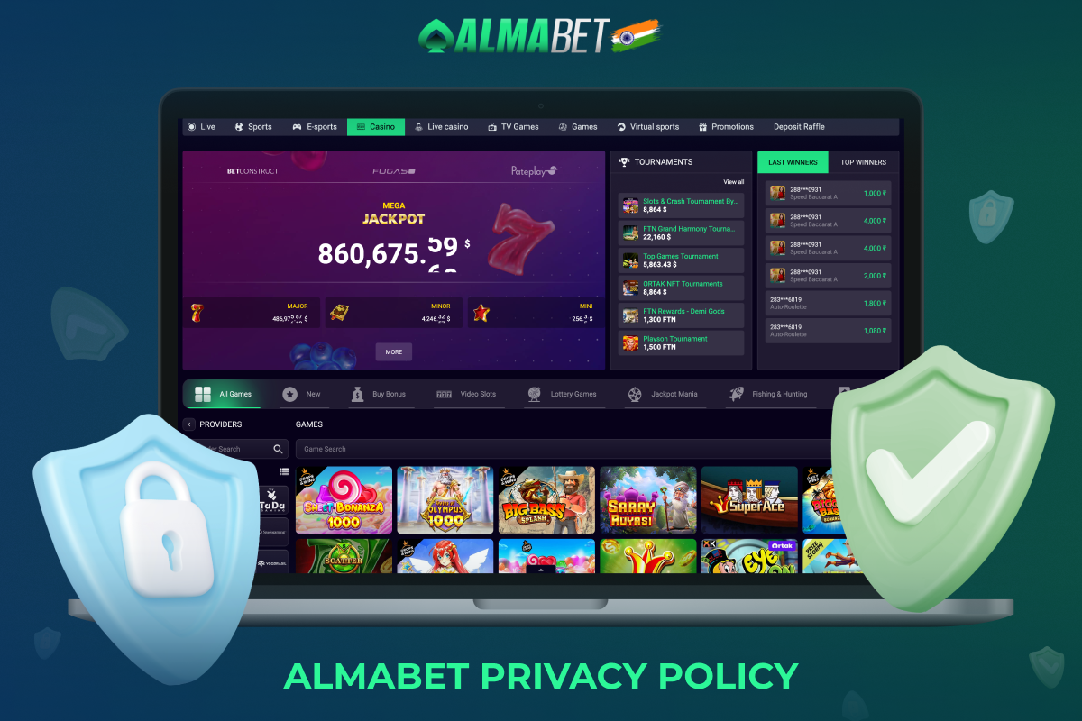 Detailed information on Almabet's privacy policy in India